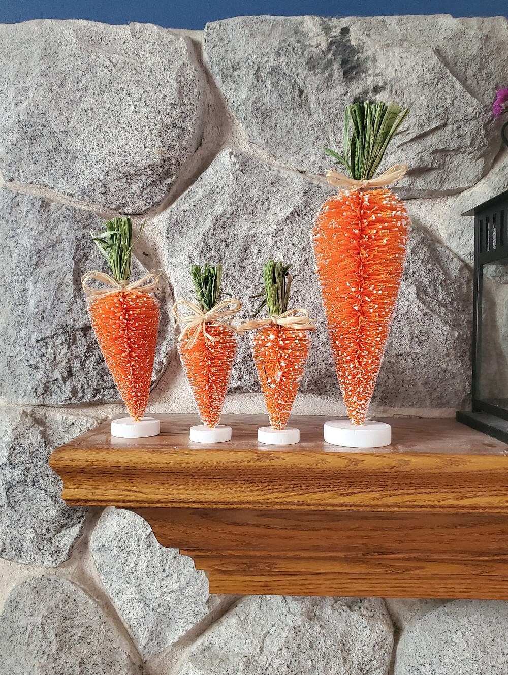 4 Decorative Carrots